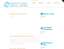Tablet Screenshot of insightlegalgraphics.com